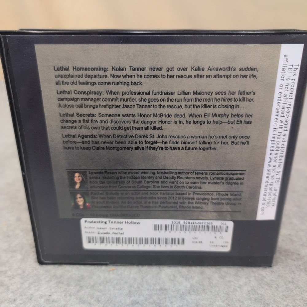 What She Never Said Protecting Tanner Hollow Lynette Eason 8‎ CD Audiobook Set - Picture 2 of 2